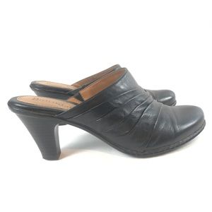 Bjorndal 7M Black Leather Mules
